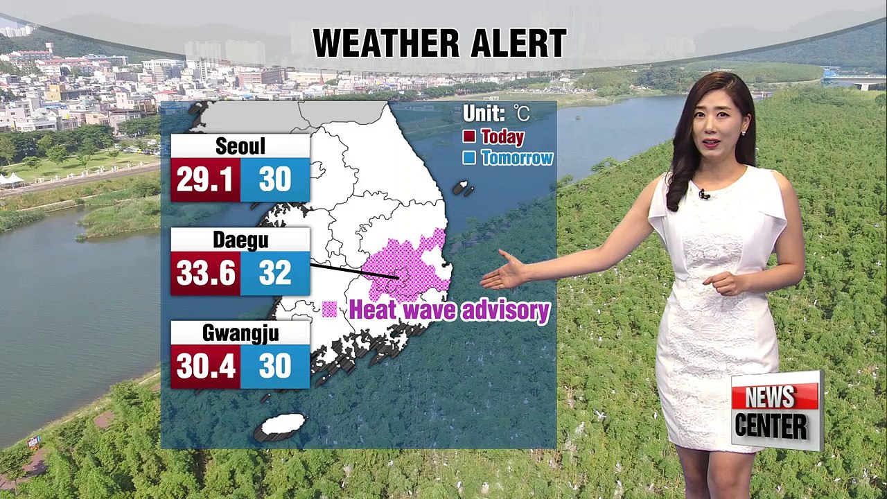 Heat wave to persist, monsoon rain on Saturday on Jeju