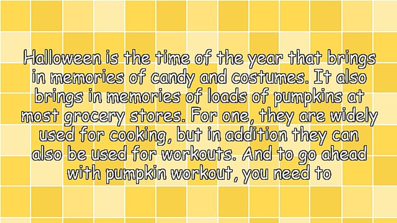 The Best Pumpkin Workout For The Whole-Body