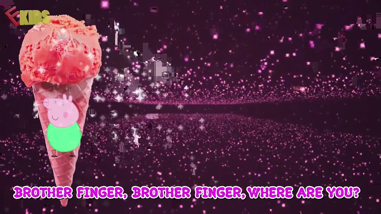 Peppa Pig Ice Cream Finger Family Nursery Rhymes by Ekids