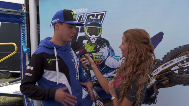 Pit Chat whit Valentin Guillod FULL BACK MXGP of Great Britain - Matterley Basin 2016 - MXGPTV