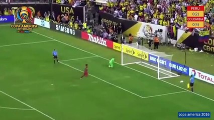 Peru vs Colombia 2-4 | Penalty Shootout | Copa America 2016