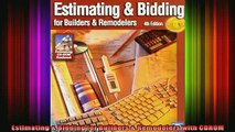 READ book  Estimating  Bidding for Builders  Remodelers with CDROM Full EBook
