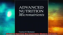 READ book  Advanced Nutrition Micronutrients Modern Nutrition  FREE BOOOK ONLINE