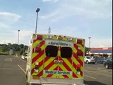 Syracuse Brand Rural/metro new ambulance 1-27 responding to a medical call