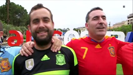 Euro Fans: Türk ve İspanyol taraftarların "ortada sıçan" rekabeti