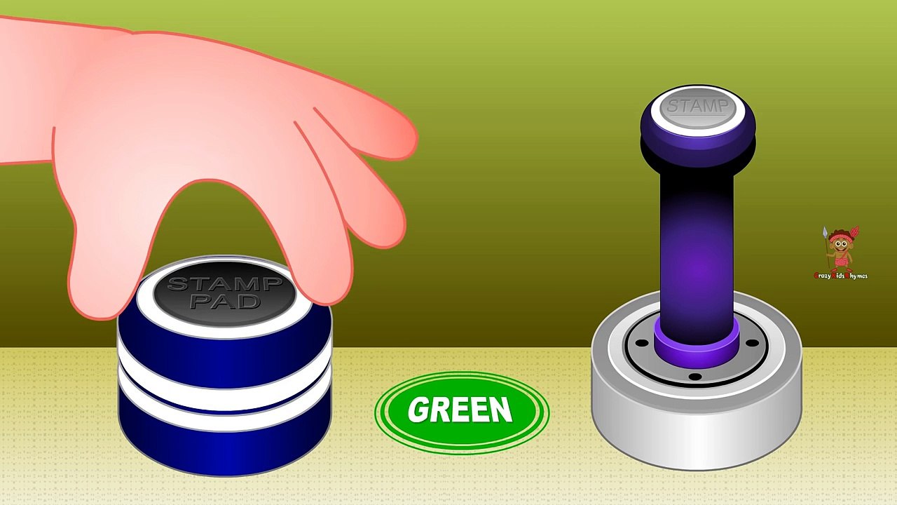 Learn Your Colors Along With Fun StampPad | Learn Colors for Children Toddlers Kids