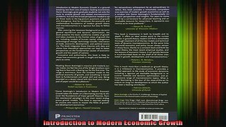 READ book  Introduction to Modern Economic Growth Full EBook