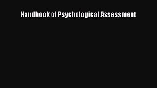 Download Handbook of Psychological Assessment PDF Online