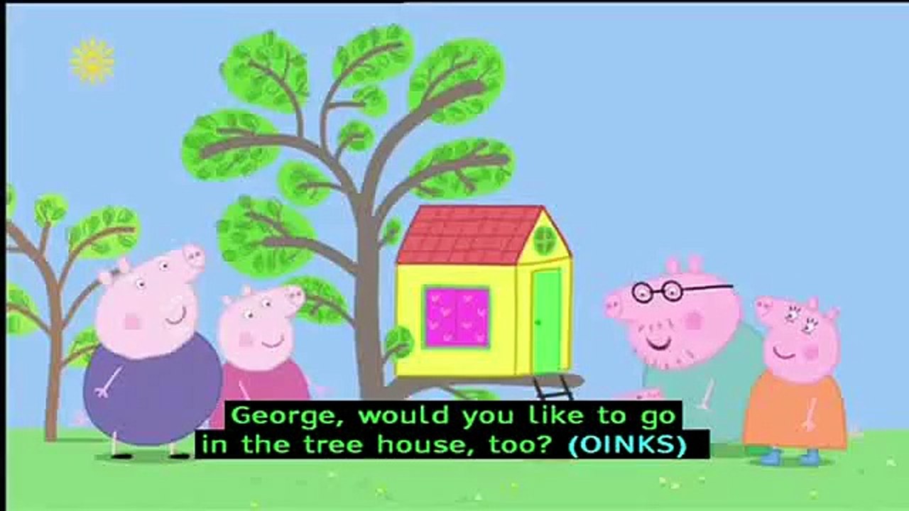 Peppa Pig (Series 1) - The Tree House (with subtitles) 5