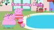 Peppa Pig Holiday iOS iPad Game Swimming Race Peppa and George Racing against Daddy and Mu