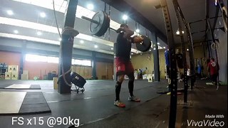 Marco Poço - Front Squat 10-2-15-2-20 reps