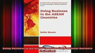 READ book  Doing Business in the ASEAN Countries International Business Collection Full Free