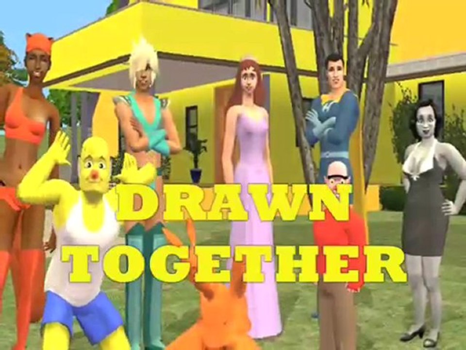 Partie1:Générique DRAWN TOGETHER SIMS 2