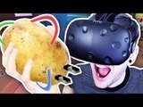 DANTDM TDM POTATO POWERED VR CARS!   Job Simulator