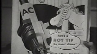 1954 AC SPARK PLUGS COMMERCIAL - Frank Albertson