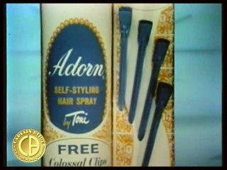1968 ADORN HAIRSPRAY COMMERCIAL