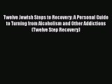 Read Books Twelve Jewish Steps to Recovery: A Personal Guide to Turning From Alcoholism and