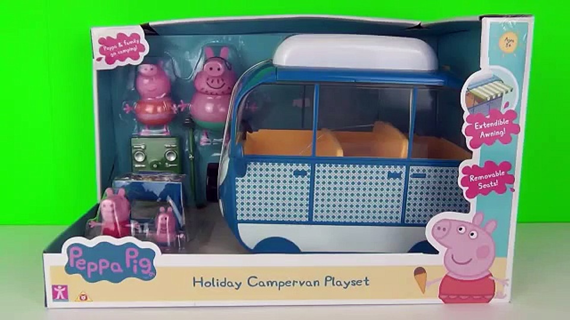 peppa pig camper van and park playset