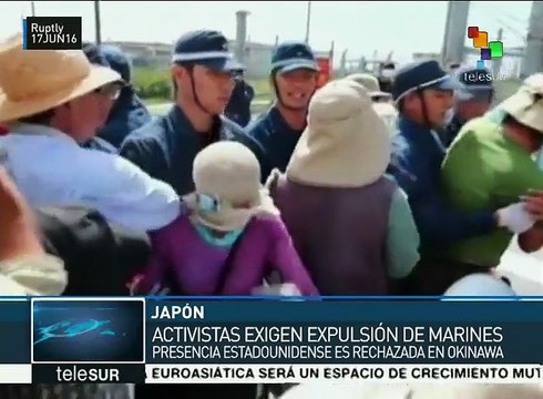Japón: habitantes de Okinawa exigen la salida de militares de EEUU
