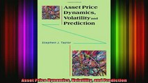 DOWNLOAD FREE Ebooks  Asset Price Dynamics Volatility and Prediction Full Free