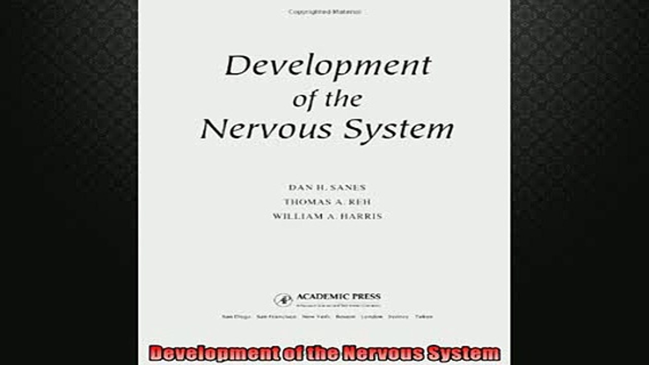 EBOOK ONLINE  Development of the Nervous System  FREE BOOOK ONLINE