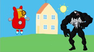 PEPPA PIG with IRON MAN vs VENOM !!! EPIC SUPERHERO BATTLE | KIDS VIDEOS