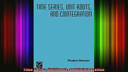 Free Full PDF Downlaod  Time Series Unit Roots and Cointegration Full Ebook Online Free