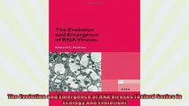 Free PDF Downlaod  The Evolution and Emergence of RNA Viruses Oxford Series in Ecology and Evolution  BOOK ONLINE