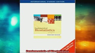 FREE PDF  Fundamentals of Biostatistics  BOOK ONLINE