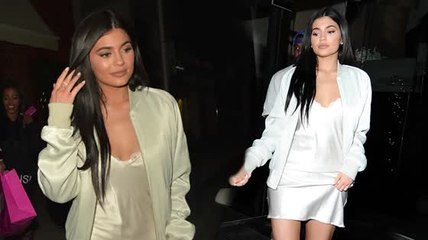 Style Alert! Kylie Jenner Goes Out Wearing a Chic Nightgown