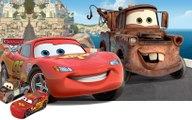 Disney Pixar Cars characters from Cars 2 - Rayo MCQUEEN, Ramone, Lightning Macuin and Toy Story Buzz