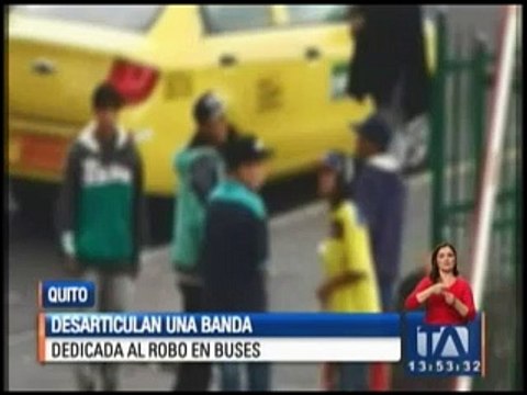 Desarticulan una banda dedicada al robo en buses