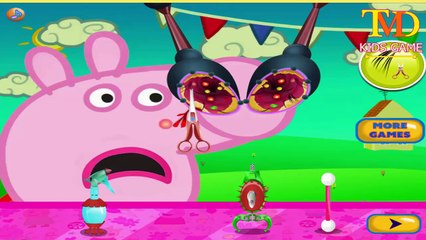Peppa Pig English  Peppa Pig Nose Doctor - Game For Kids