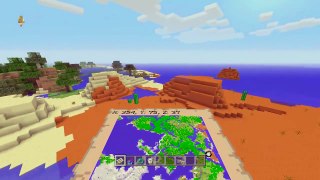 Minecraft ( Xbox 360 / PS3 ) BEST Survival Seed TU31 - Mesa Biome & Ocean Monument with NP