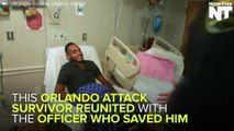 Officer Meets Orlando Attack Survivor He Saved