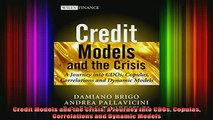 READ FREE FULL EBOOK DOWNLOAD  Credit Models and the Crisis A Journey into CDOs Copulas Correlations and Dynamic Models Full Ebook Online Free