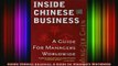 READ book  Inside Chinese Business A Guide for Managers Worldwide Full EBook