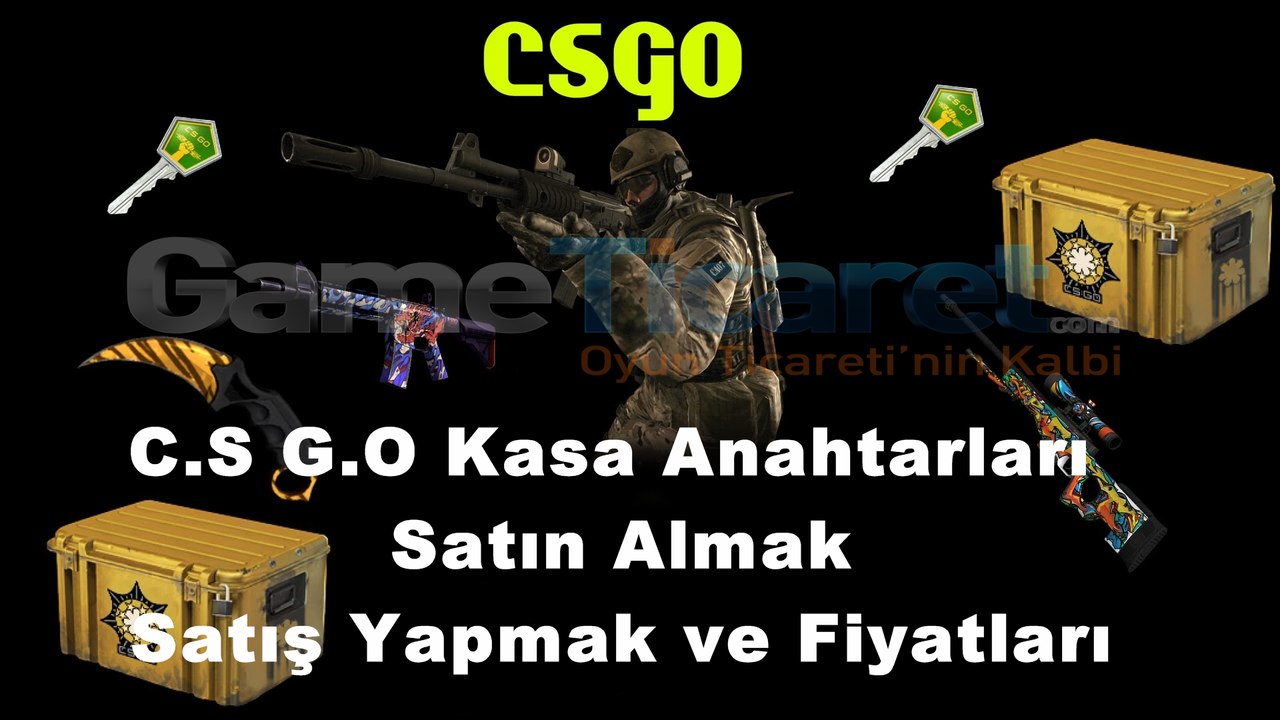 Nasıl CS GO Kasa Anahtarı Satın Alınır, Nereden Cs Go Satış Yapılır ve Fiyatları