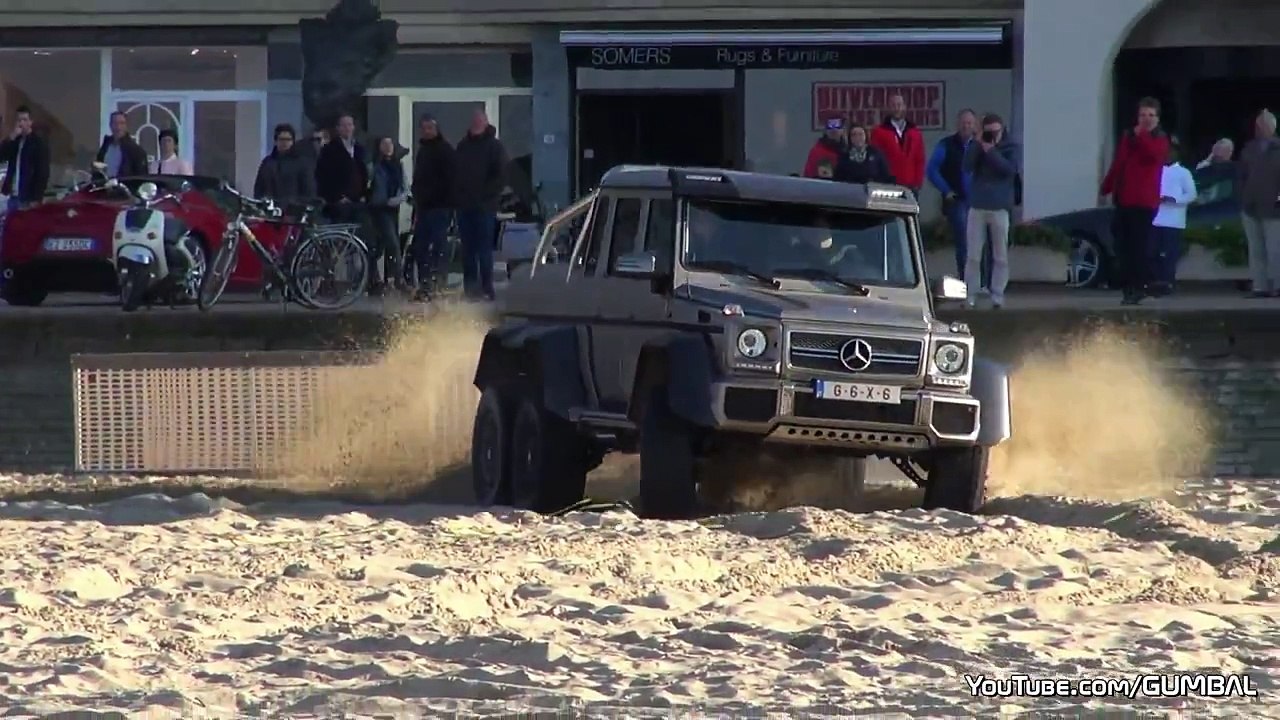 Mercedes-Benz G63 AMG 6x6 - Off Road Beach Driving!!