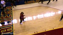 LeBron James Puts on a Show During Warmup  Warriors vs Cavaliers  Game 6  2016 NBA Finals