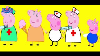 George Crying  broke his hand Doctors Peppa Pig Finger Family Nursery Rhymes  new episode  Parody