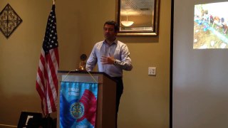 Reza Pakravan 5/23/14 1 at San Mateo Sunrise Rotary meeting