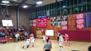 Newton North Boys Basketball vs. Natick 1/24/12