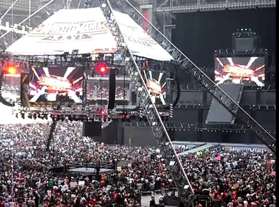 Start of Wrestlemania 26 Glendale, AZ  3-28-10