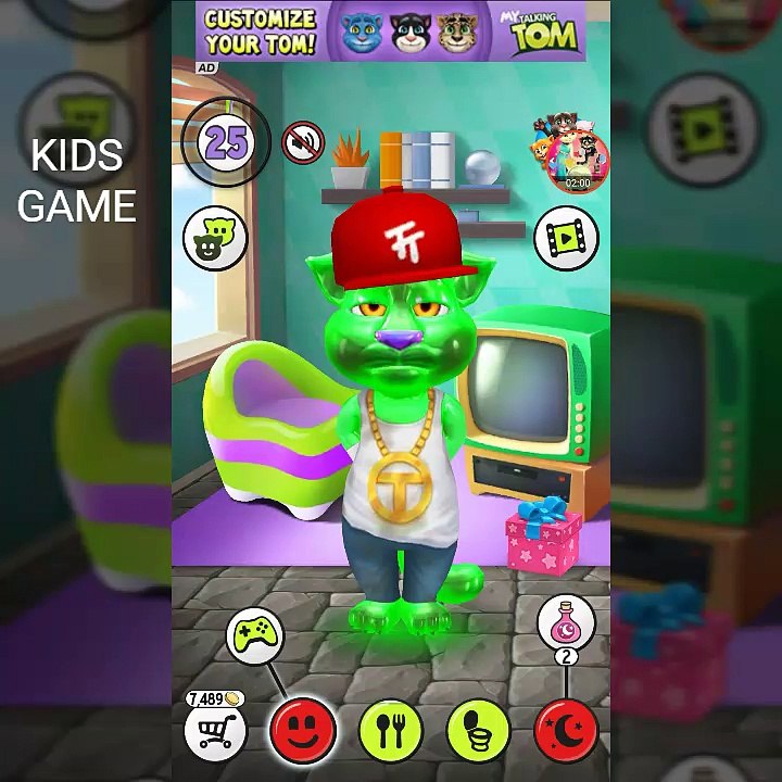 My Talking Tom Level 25- Gameplay Great Makeover for Children HD