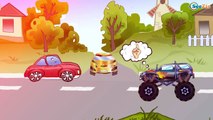 ✔ Car Cartoons Compilation for children / Monster Truck — machine repairs in the car service ✔