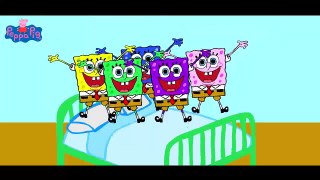 Five little SpongeBob  jumping on bed  Patrick Doctor  new episode  Parody