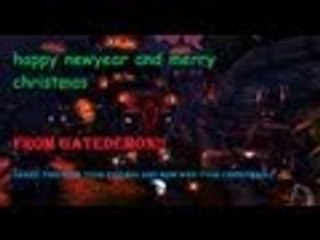 Merry christmas and  happy newyear from gatedemon world of warcraft