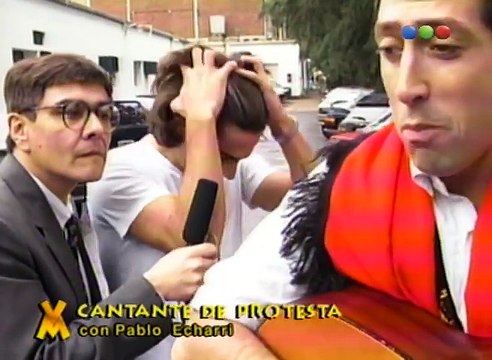 Cantante de protesta con Pablo Echarri - Videomatch 97