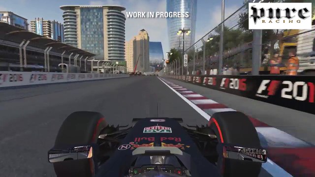 F1 (2016) European GP - Onboard with Ricciardo for a virtual lap of Baku
